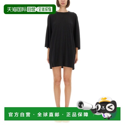 1h可退 香港直邮RICK OWENS 女士T恤 RP02E4204JR09 AW2025 黑色