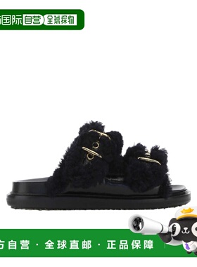 1h可退 香港直邮Marni 双带扣拖鞋 FBMS014501P5045女鞋凉鞋