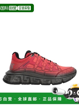 香港直邮Versace 徽标系带低帮运动鞋 DSU80941A070422R950范思哲