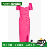 香港直邮Self PF23115MPPINK 垂褶绉纱中长连衣裙 Portrait 女士