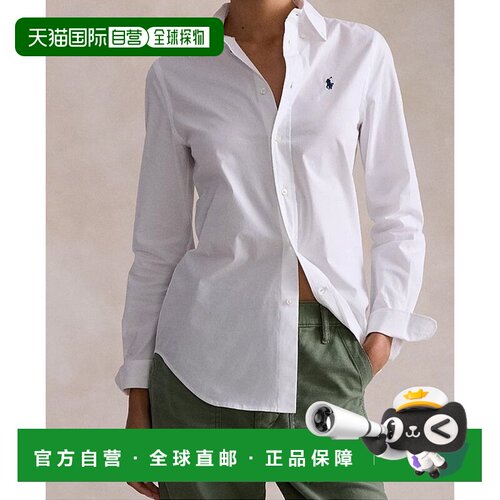 1h可退 香港直邮Polo Ralph Lauren Polo 拉夫 劳伦 女士 长袖纽