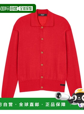 1h可退 香港直邮Versace POLO领针织开衫 10202811A12273