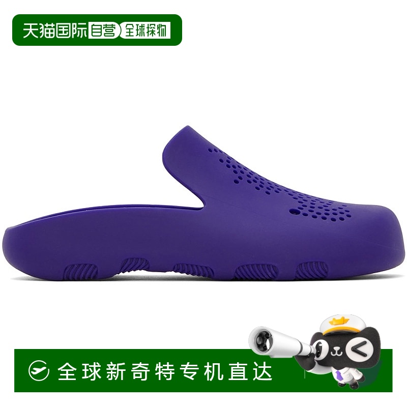 香港直邮Burberry 巴宝莉 女士 蓝色 Rubber Stingray 凉鞋 80862