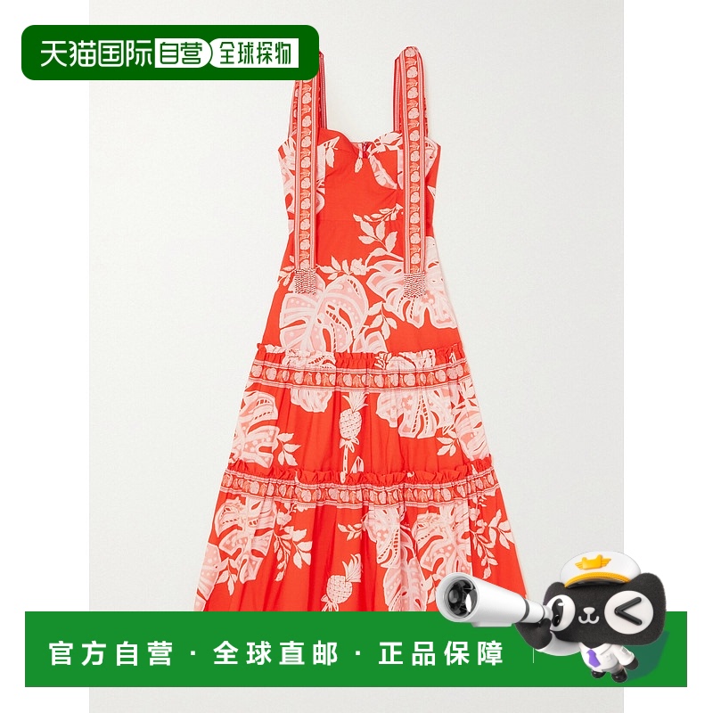 香港直邮FARM RIO 女士 中长连衣裙 309287 red红色 舒适时尚