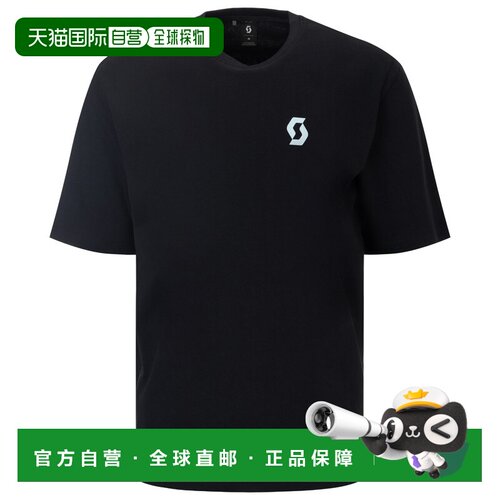 欧洲直邮SCOTT 男士户外T恤 2168214BLACK CO 黑色