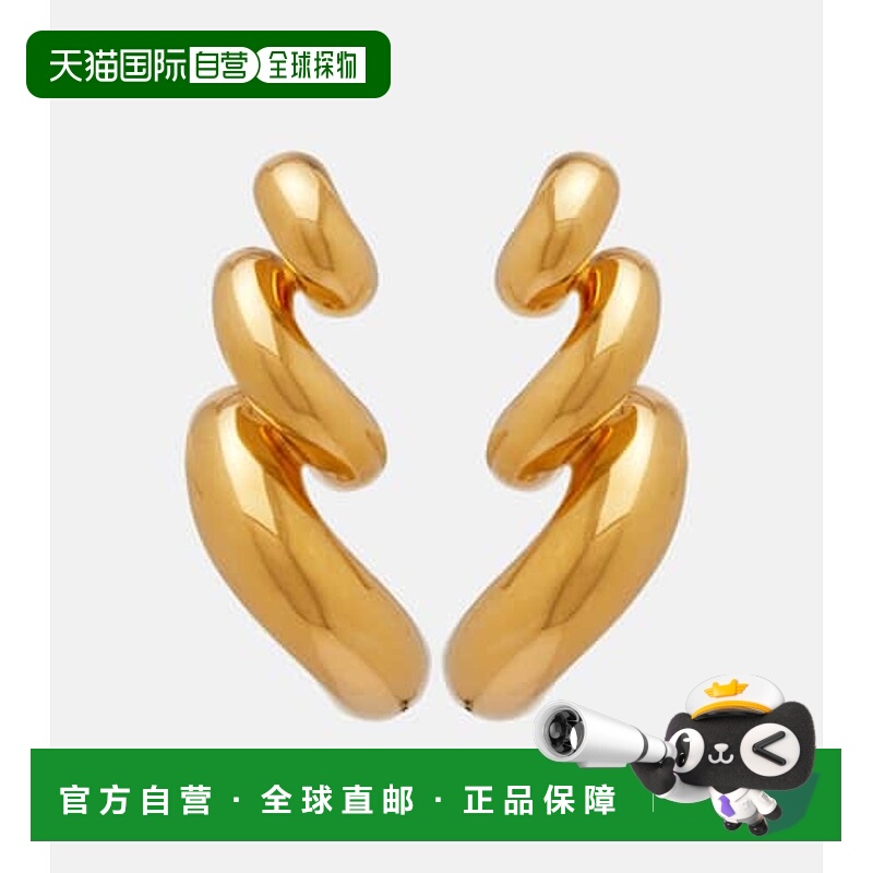 香港直邮alaia 女士 Torsion 耳环 metal金属色 舒适时尚