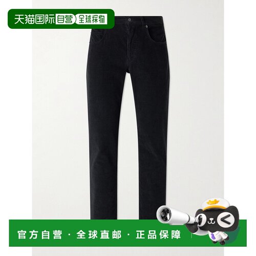 1h可退 美国直邮The Row 男士 Valentin 直筒棉质灯芯绒裤子 1379