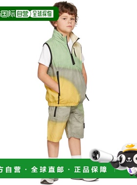 1h可退 香港直邮Stone Island 石头岛 女童 黄色 & 绿色 Airbrush