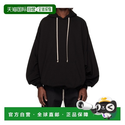 1h可退 香港直邮Rick Owens Temple Hun 连帽卫衣 RU01F2288BA