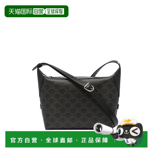 香港直邮CELINE 男士斜挎包 122332GUK38SI CO 黑【付后1h可退】