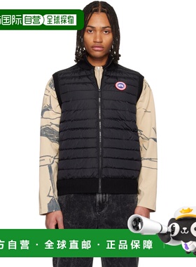 1h可退 香港直邮Canada Goose 加拿大鹅 男士 黑色 HyBridge Knit