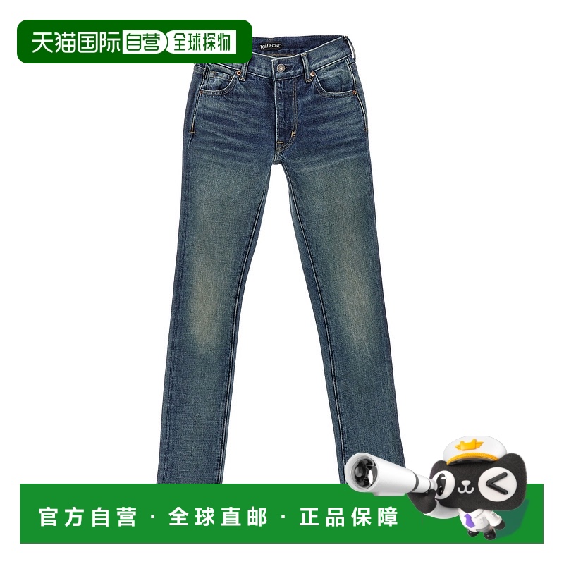 香港直邮Tom Ford 腰带袢带牛仔裤 PAD113DEX223