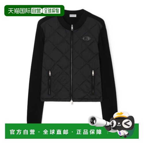 香港直邮BURBERRY/博柏利 女士 长袖拼接绗缝夹克 26FW