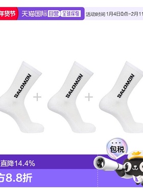 自营欧洲直邮Salomon萨洛蒙 EVERYDAY CREW 3-PACK男女通用袜子