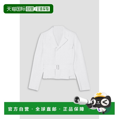 1小时内可退 香港直邮Alaia 女士 束带弹力双罗纹夹克 AA9V1027RM