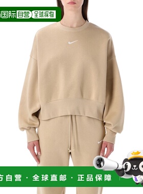 1h可退 香港直邮Nike 耐克 女士 Phoenix 抓绒宽松款卫衣 DQ57612