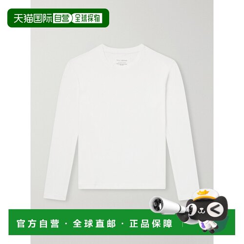 香港直邮NILI LOTAN 男士 Sien 棉针织T恤 22065K35WHT