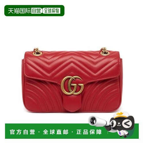 自营1h可退 Gucci GG Marmont系列小号肩背包 443497DTDIT古驰