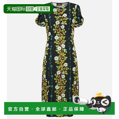 香港直邮Etro 艾特罗 女士 花朵中长连衣裙 color【付后1h可退】