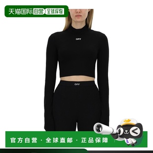 套头针织衫 长袖 OWAD235C99JER001 White 香港直邮Off