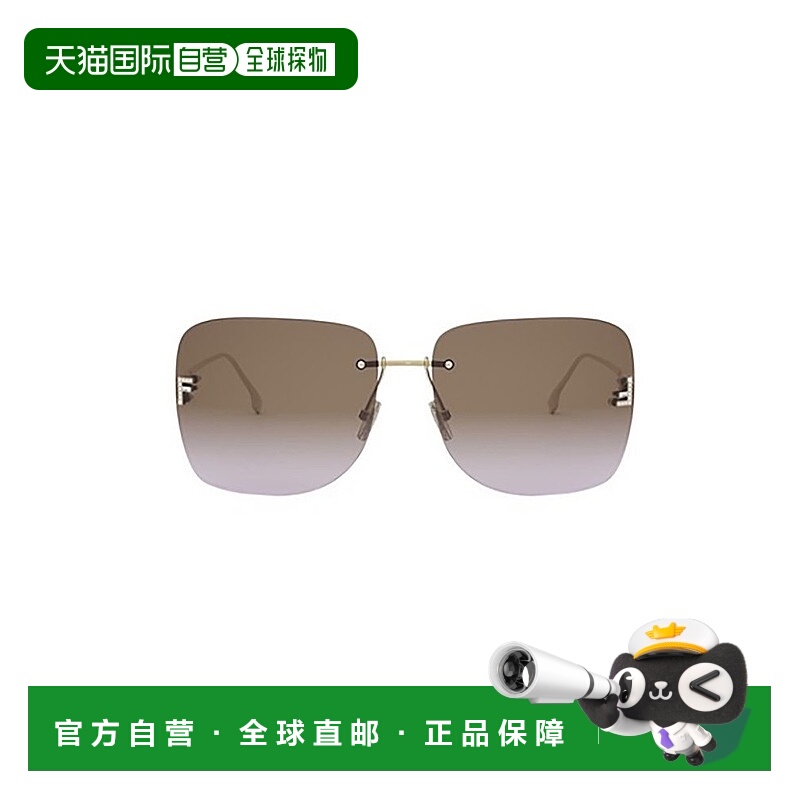 1h可退 香港直邮Fendi 芬迪 男士 Eyewear 方格太陽眼鏡 FE4134US