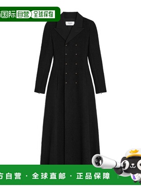 1h可退 香港直邮Celine 双排扣羊毛大衣 RM08Z764L.