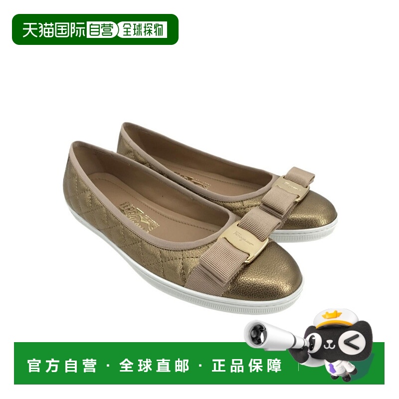 香港直邮Salvatore Ferragamo 徽标一脚蹬平底鞋 0608274RUFINA