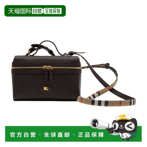 1h可退 香港直邮Burberry 巴宝莉 女士 C&L; TOILET BRUSH 皮革棕