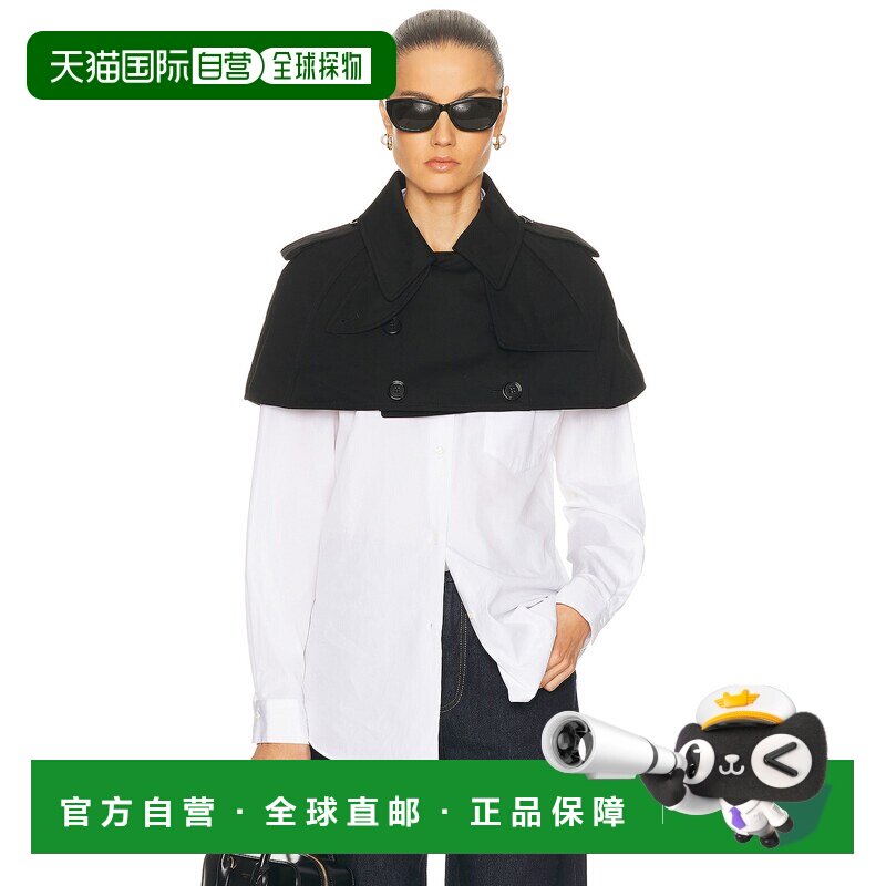 1h可退 香港直邮Burberry 巴宝莉 女士 迷你风衣披肩 8121091