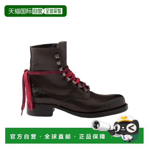 Prada 皮质系带短靴 1T603O3ZPRF035