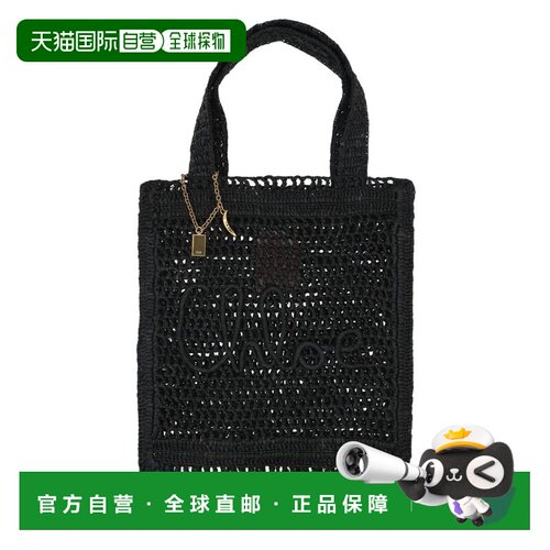 香港直邮Chloe 蔻依 女士 Bags 黑色托特包 CH25US901P08