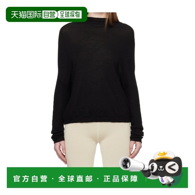 1h可退 香港直邮Rick Owens Temple Crater 长袖羊绒针织衫 RP01F