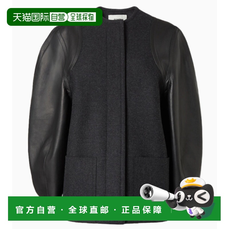 1h可退 香港直邮Fendi 芬迪 女士 羊毛中长大衣 FJ7670AJ0K