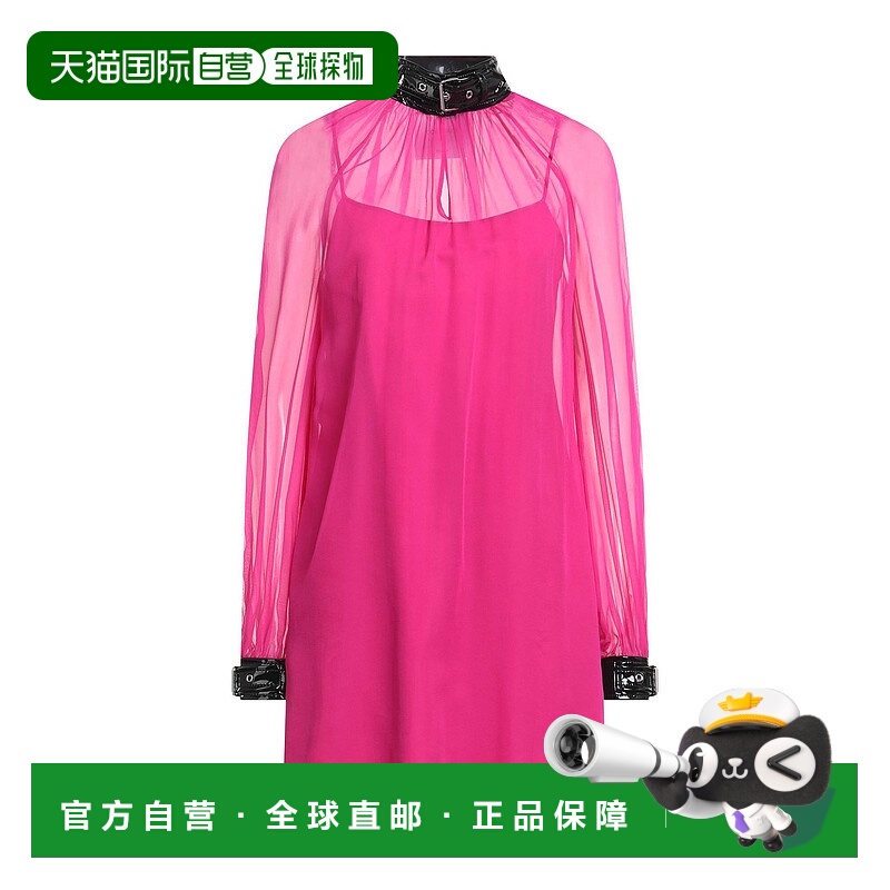 1h可退 香港直邮Moschino 莫斯奇诺 女士 短款连衣裙 pink粉色 舒