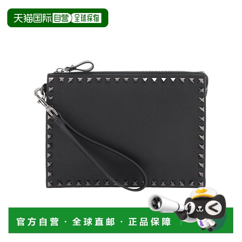 香港直邮Valentino 铆钉手拿包 4Y2P0U47BVR华伦天奴