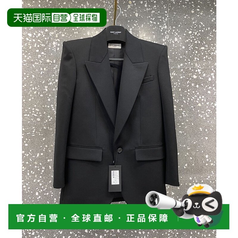 1h可退 香港直邮Saint Laurent 圣罗兰 女士 单排扣西装外套 7411,女装/女士精品,西装,淘宝优惠券,粉丝福利购,淘宝优惠卷