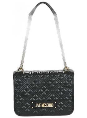 欧洲直邮Love Moschino 女士 QUILTED BAG JC4001 单肩包 黑色