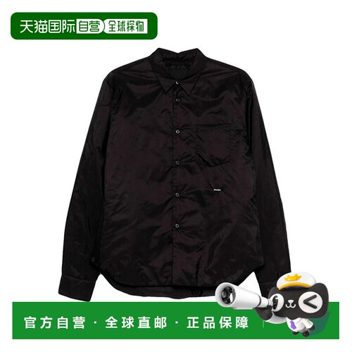 香港直邮PRADA 男士衬衫 UCN6621WQ9SOOOF0002BLACK SS2026