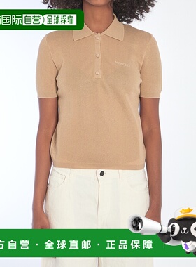 1h可退 香港直邮Moncler 盟可睐 女士 刺绣徽标Polo衫 9A00004M64