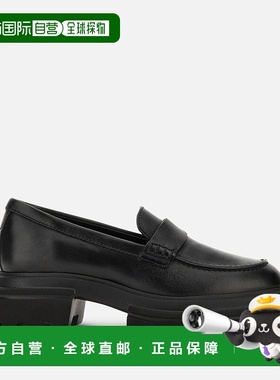 自营欧洲直邮Hogan 10-Storey黑色乐福鞋松糕鞋厚底鞋