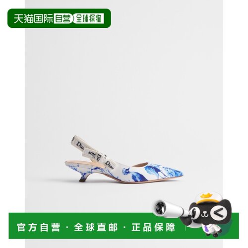 自营欧洲直邮Dior迪奥 J'Adior Dioriviera女士图案露跟高跟鞋
