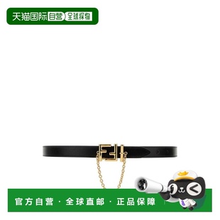 香港直邮Fendi 扣環鏈條細節腰帶 芬迪 8C0761ASU 女士 1h可退