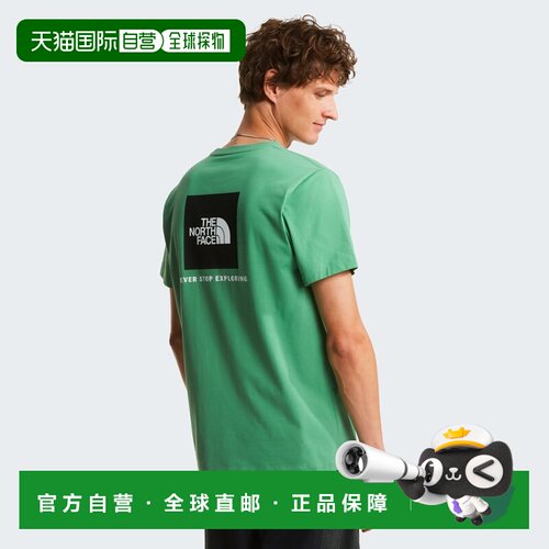 自营欧洲直邮The North Face北面 NSE Box Evolution男士印花短袖