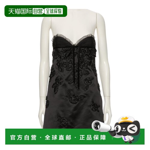 1h可退 香港直邮VALENTINO 女士连衣裙 BVAHC58HE0NO SS2026 黑色