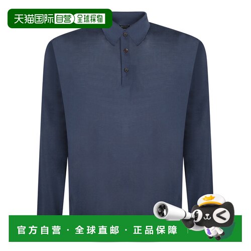 香港直邮Z ZEGNA 男士T恤 UGM00A2132B06 AW2025 蓝色