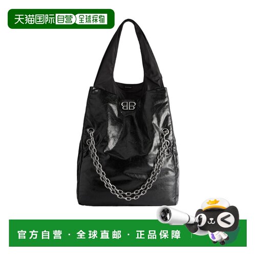1h可退 香港直邮Balenciaga MONACO 大号链条单肩包 7918352AA5B