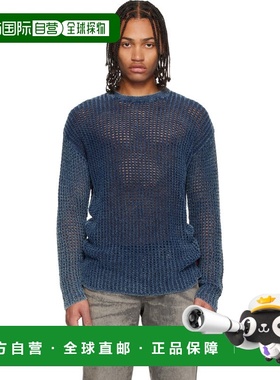 1h可退 香港直邮Diesel 迪赛 男士 蓝色 K-Redros 针织衫 A192020