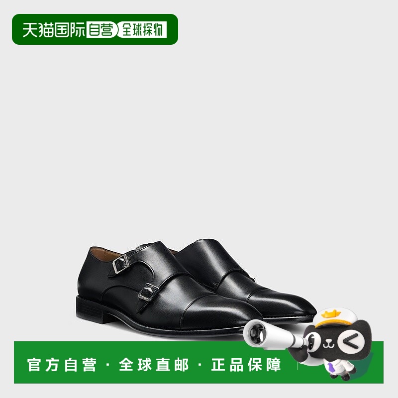 自营欧洲直邮HUGO BOSS雨果BOSS BLACK 双带皮鞋男鞋