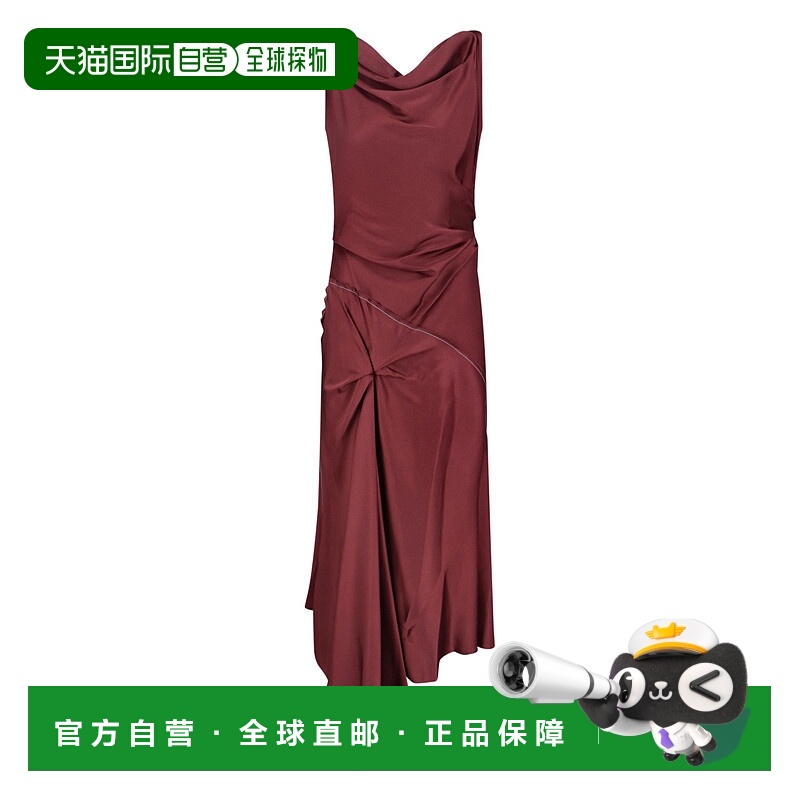 香港直邮VICTORIA BECKHAM 维多利亚 贝克汉姆 女士 红色连衣裙 1