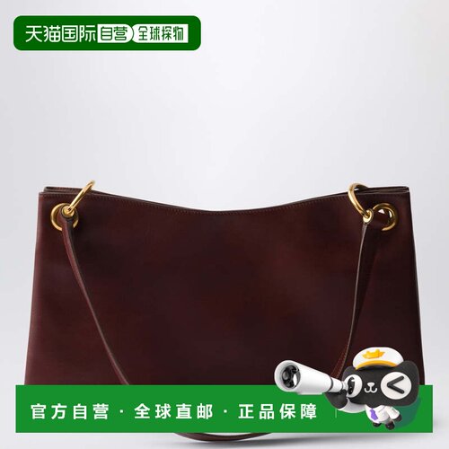 1h可退 香港直邮Prada 普拉达 女士 ETUDE 大号皮革肩包(BURNT) 1